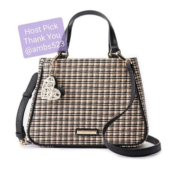 SOLD Anne Klein Straw Basket Satchel - Picture 12 of 12